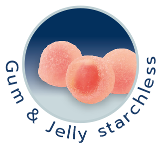 Gum & jelly starch-free